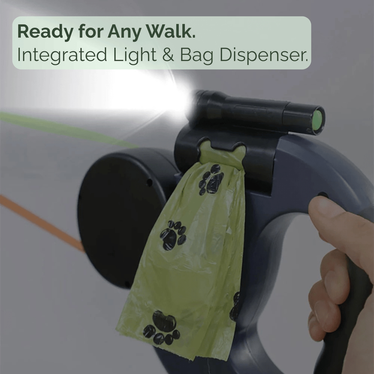 Dubbele Uittrekriem – Hondenriem 360° & Reflecterend