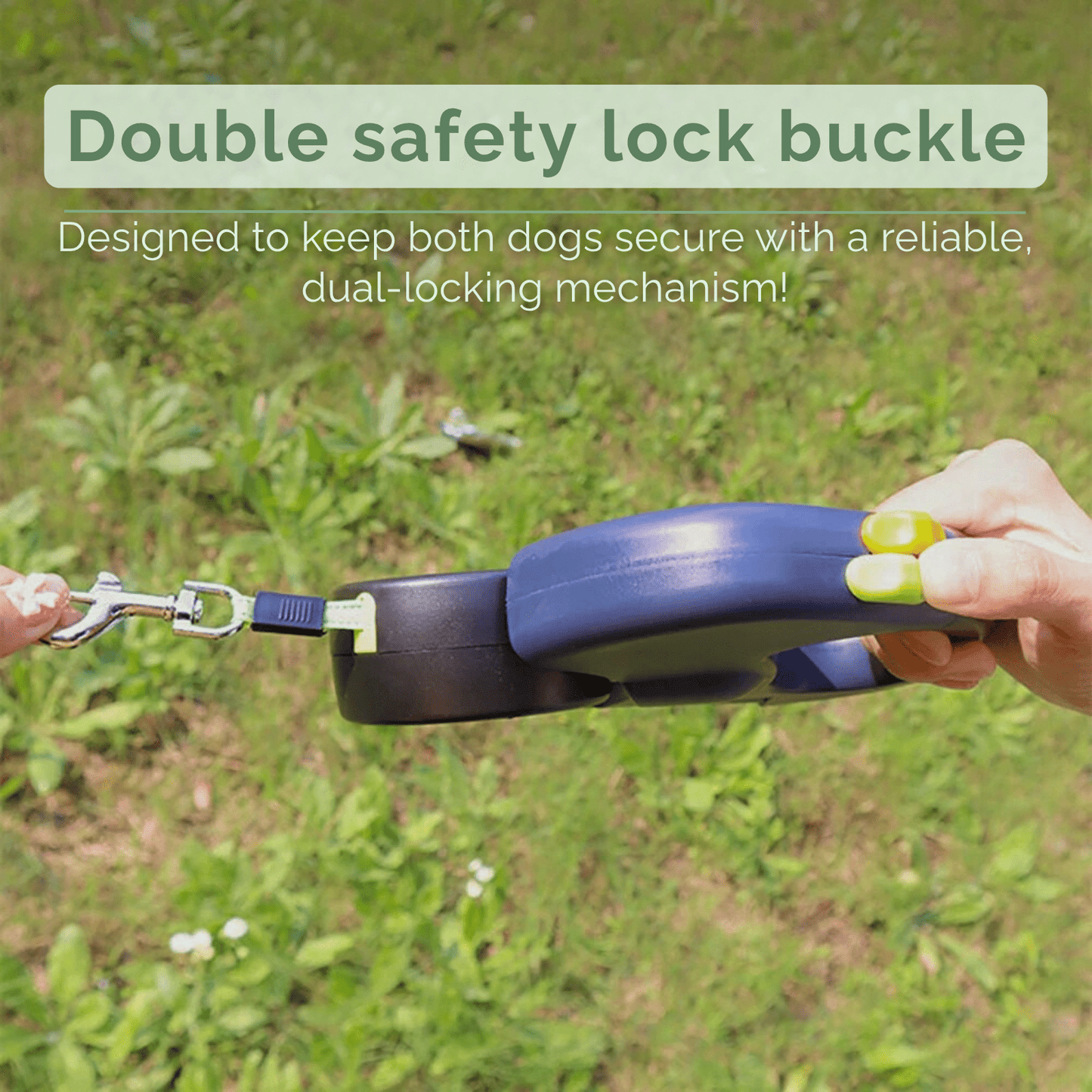 Dubbele Uittrekriem – Hondenriem 360° & Reflecterend