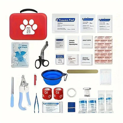Eerste Hulp Set voor Honden en Katten – Compact EHBO Kit voor Huisdieren