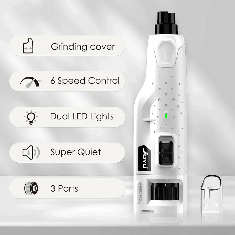 Elektrische Honden Nagelvijl met LED-lampjes