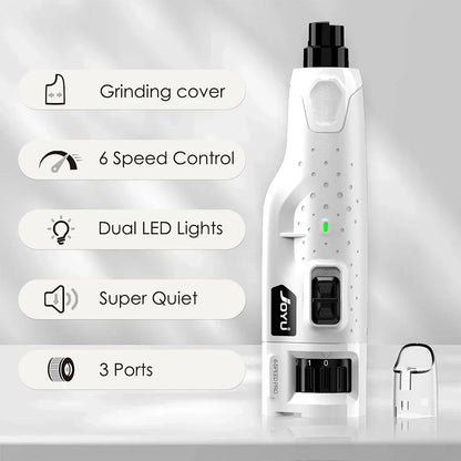 Elektrische Honden Nagelvijl met LED-lampjes