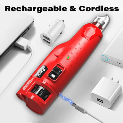 Elektrische Honden Nagelvijl met LED-lampjes