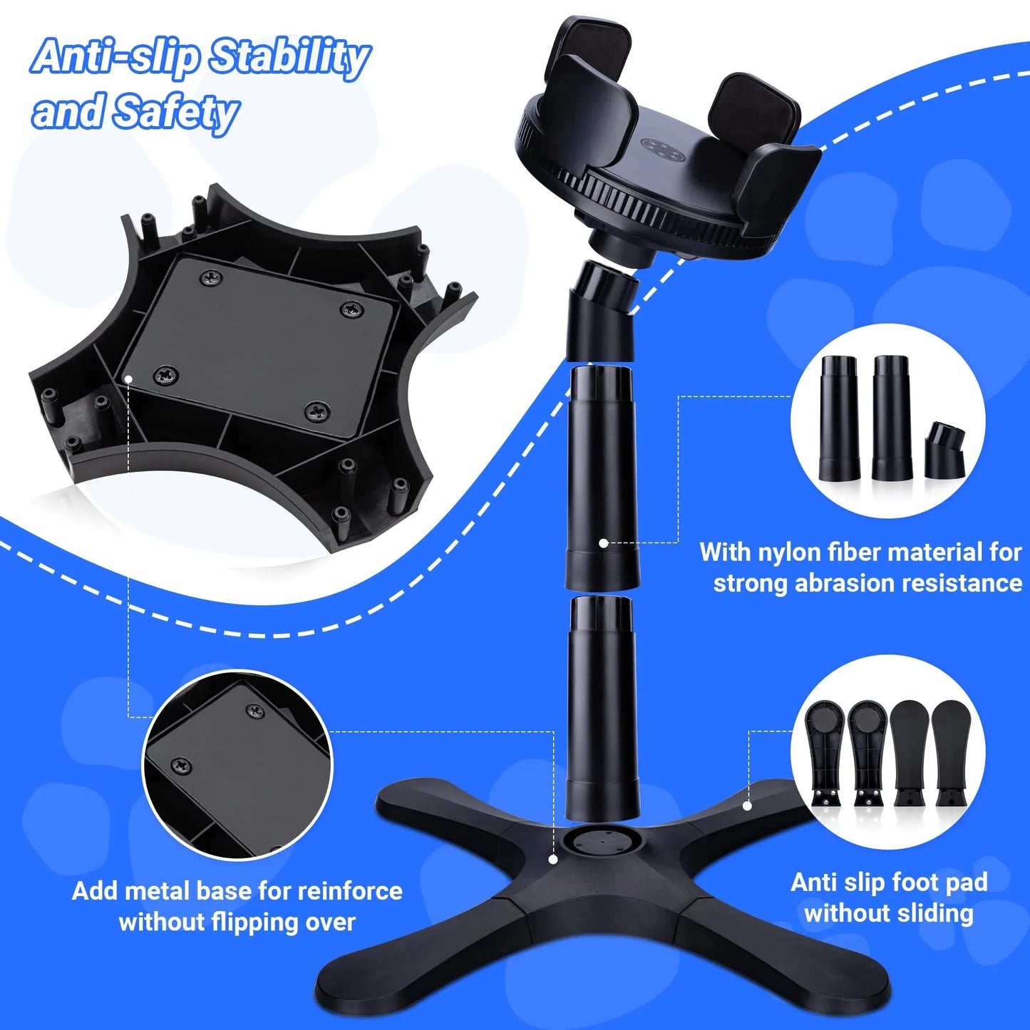 Ergofeed Verstelbare Verhoogde Hondenvoerbak