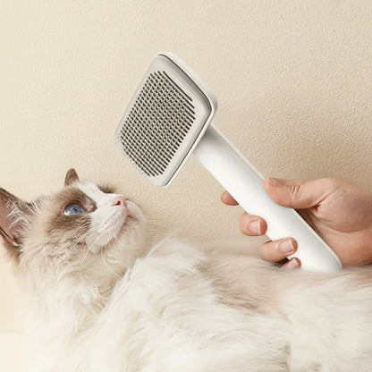 BrushComfort Katten- en Hondenborstel – Voor Losse Haren en Gezonde Vacht