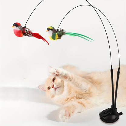 FladderFun – Kattenhengel met Realistische Vogel
