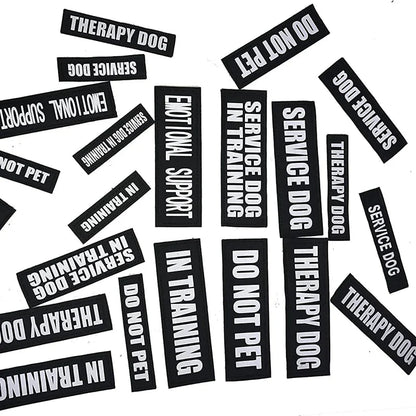 Gepersonaliseerde Klittenband Naamlabel voor Hondentuig