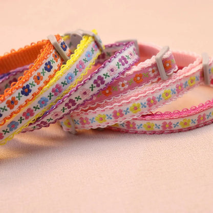 Handgemaakte Bloemen Halsband