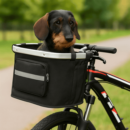 Honden Fietsmand – Opvouwbare Hondenmand op Fiets voor Kleine Honden en Katten