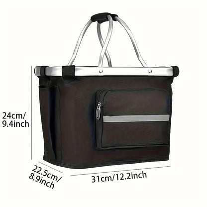 Honden Fietsmand – Opvouwbare Hondenmand op Fiets voor Kleine Honden en Katten