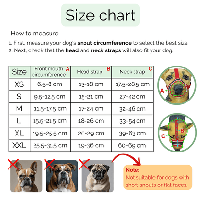 Honden Muilkorf met Reflecterend Nylon