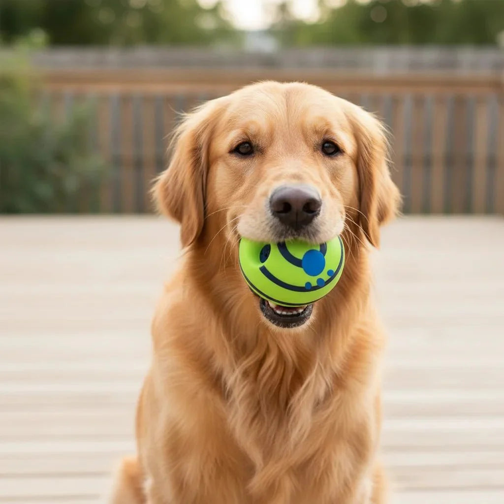 Honden Speelbal met Geluid - Hondenspeelgoed - Interactieve Hondenspeelbal