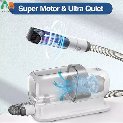 Honden Trimset – Stille Honden Tondeuse met Stofzuiger