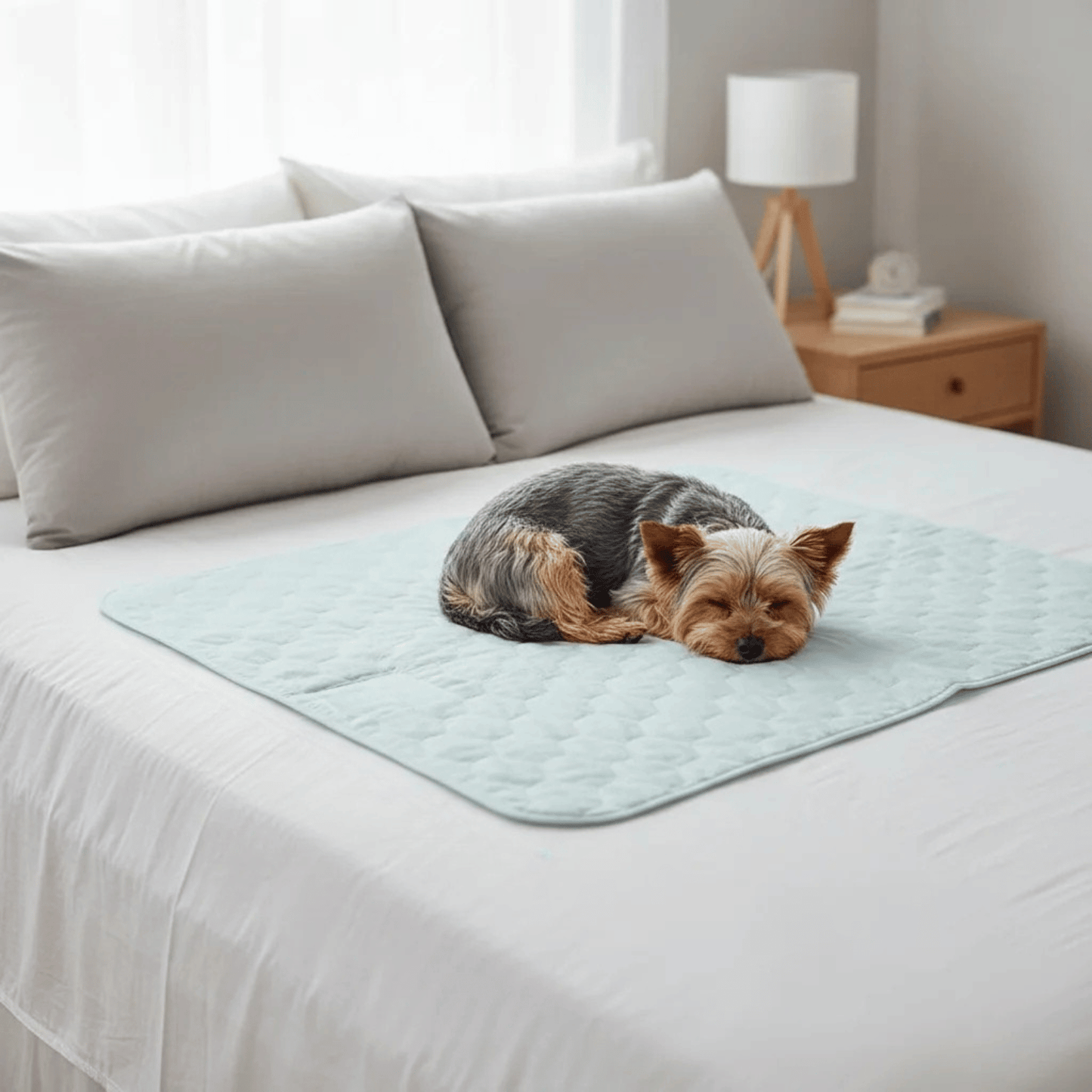 Hondendeken Incontinentie – Hoogabsorberende Wasbare Onderlegger Blauw