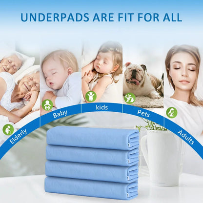 Hondendeken Incontinentie – Hoogabsorberende Wasbare Onderlegger Blauw
