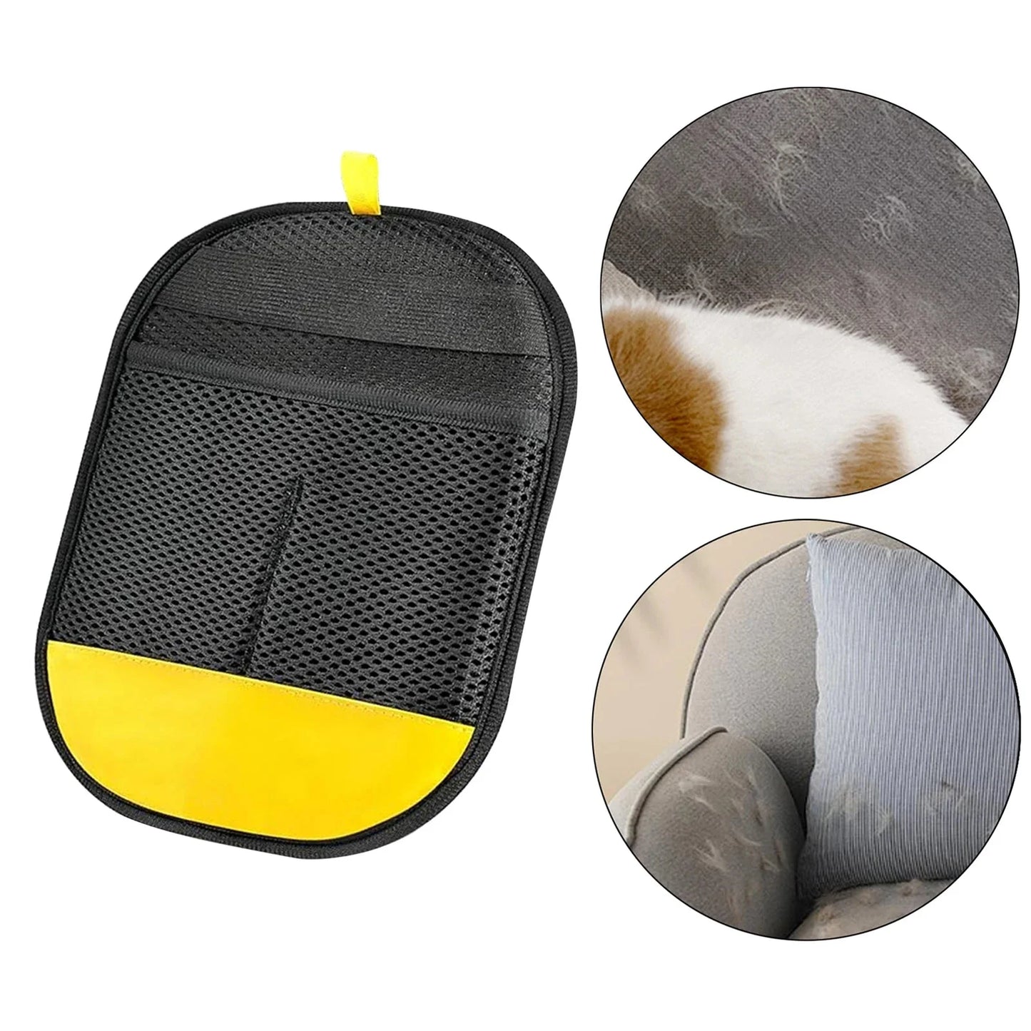 Hondenharen Verwijderen Handschoen – Efficiënte Haar Verwijderaar voor Meubels & Kleding