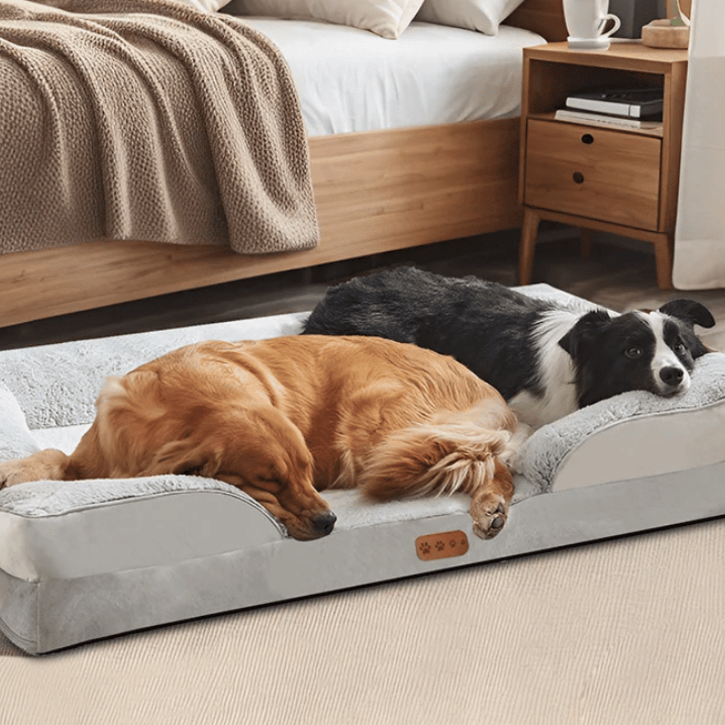 Hondenmand Groot Orthopedisch – Comfortabel Ademend Memory Foam Bed