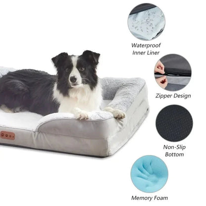 Hondenmand Groot Orthopedisch – Comfortabel Ademend Memory Foam Bed