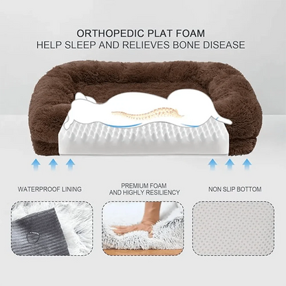 Hondenmand Orthopedisch - Kattenmand – Comfortabele Wasbare Luxe Mand