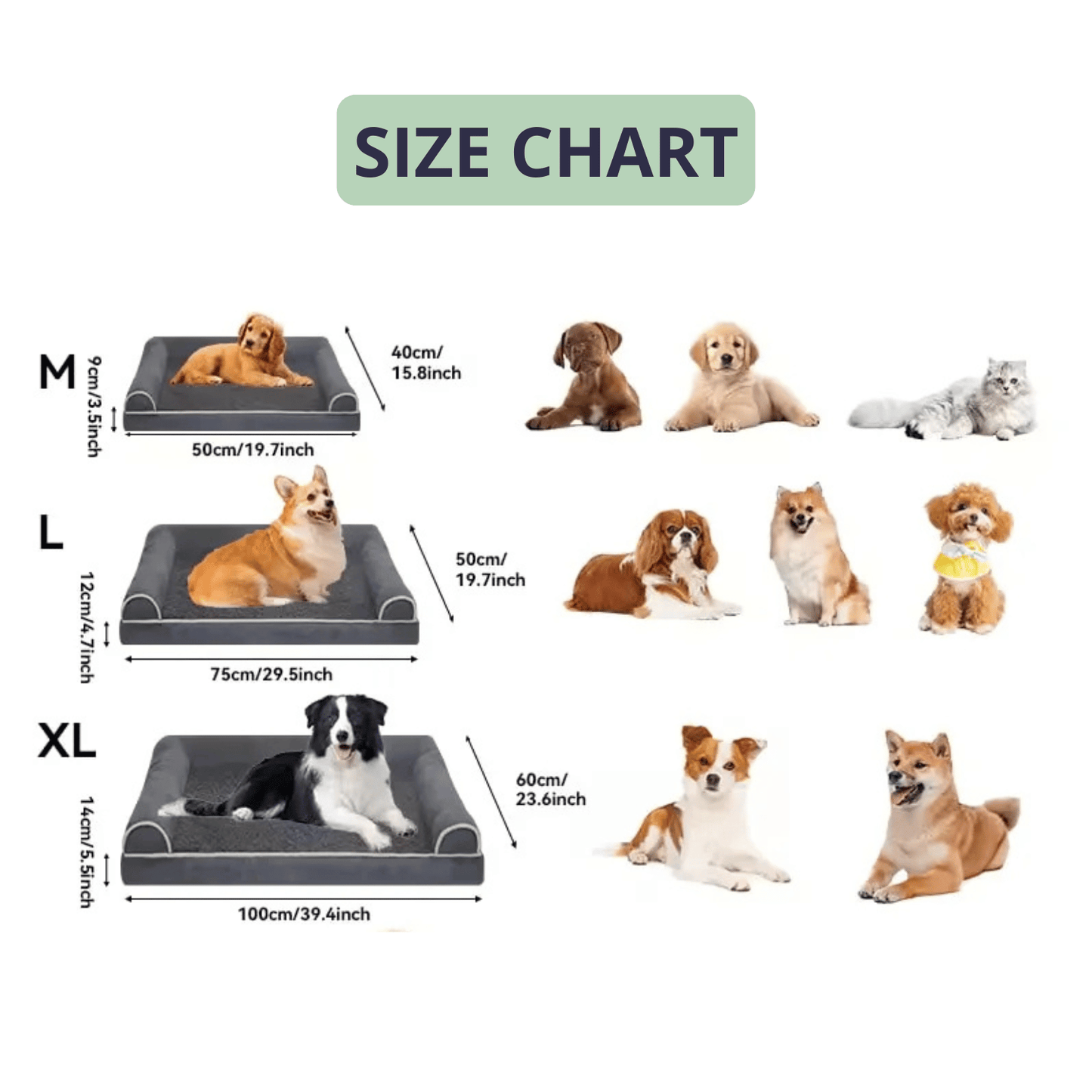 Hondenmand Orthopedisch Kattenmand – Traagschuim Bed voor Diepe Slaap & Comfort