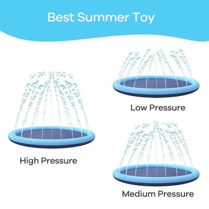 Hondensplash Pad – Opblaasbare Waterfontein Speelmat