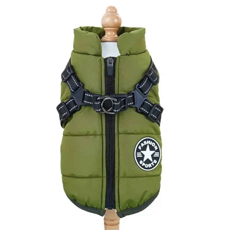 Huisdierenjas met Geïntegreerd Harnas