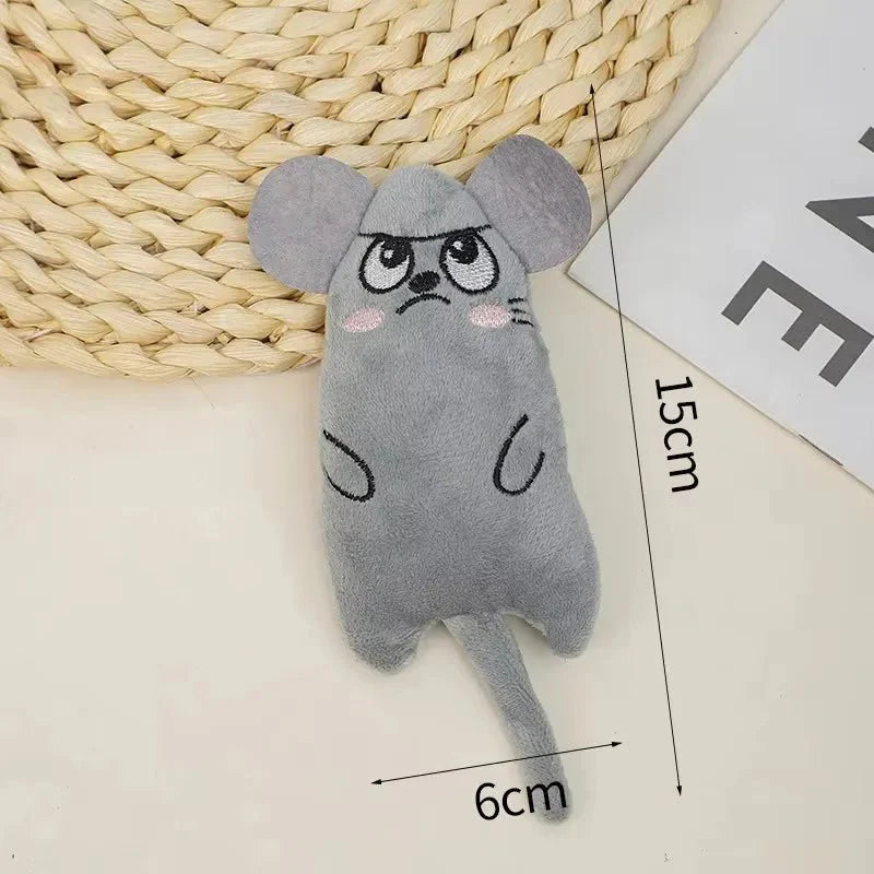 Interactief Kattenkruid Speelgoed Kat – Pluche Kauwspeeltje voor Katten