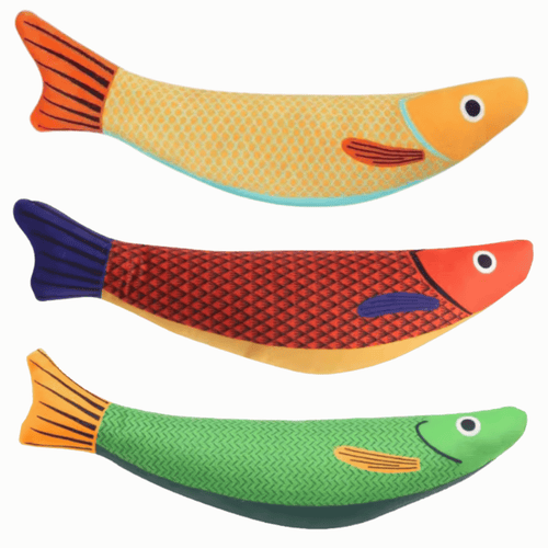 Interactief Vis Speelgoed Kat Met Kattenkruid – Kauwspeeltje Voor Tandenreiniging