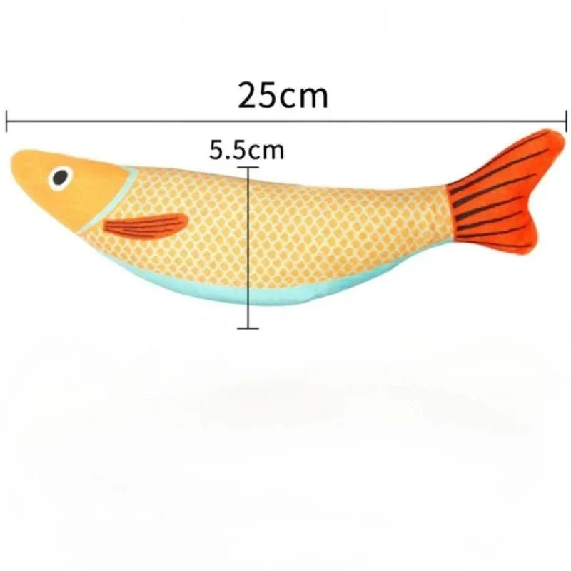 Interactief Vis Speelgoed Kat Met Kattenkruid – Kauwspeeltje Voor Tandenreiniging