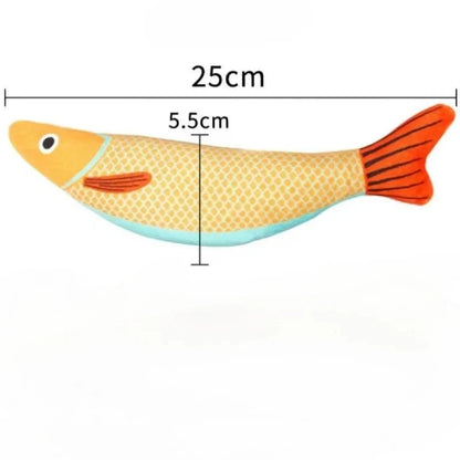 Interactief Vis Speelgoed Kat Met Kattenkruid – Kauwspeeltje Voor Tandenreiniging