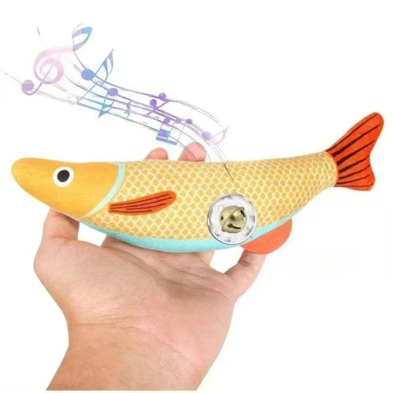 Interactief Vis Speelgoed Kat Met Kattenkruid – Kauwspeeltje Voor Tandenreiniging