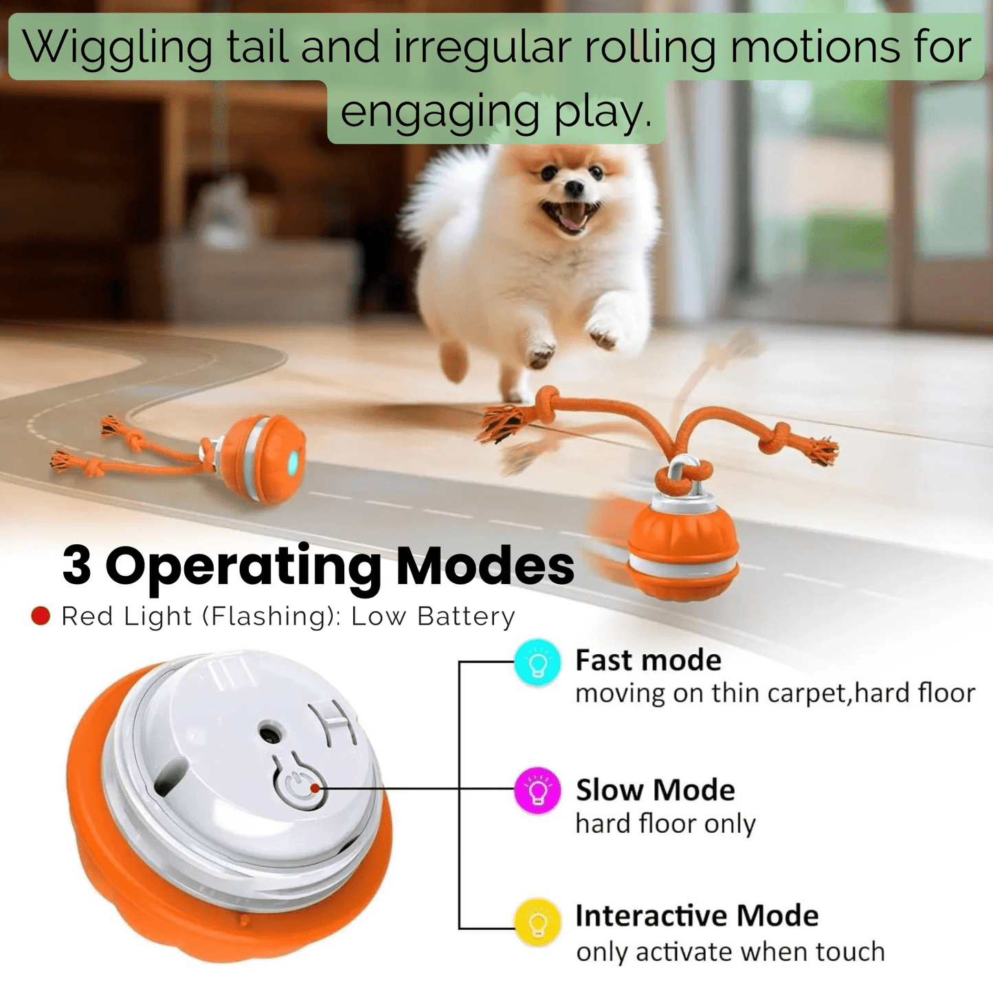 Interactieve Automatische Speelbal voor Honden