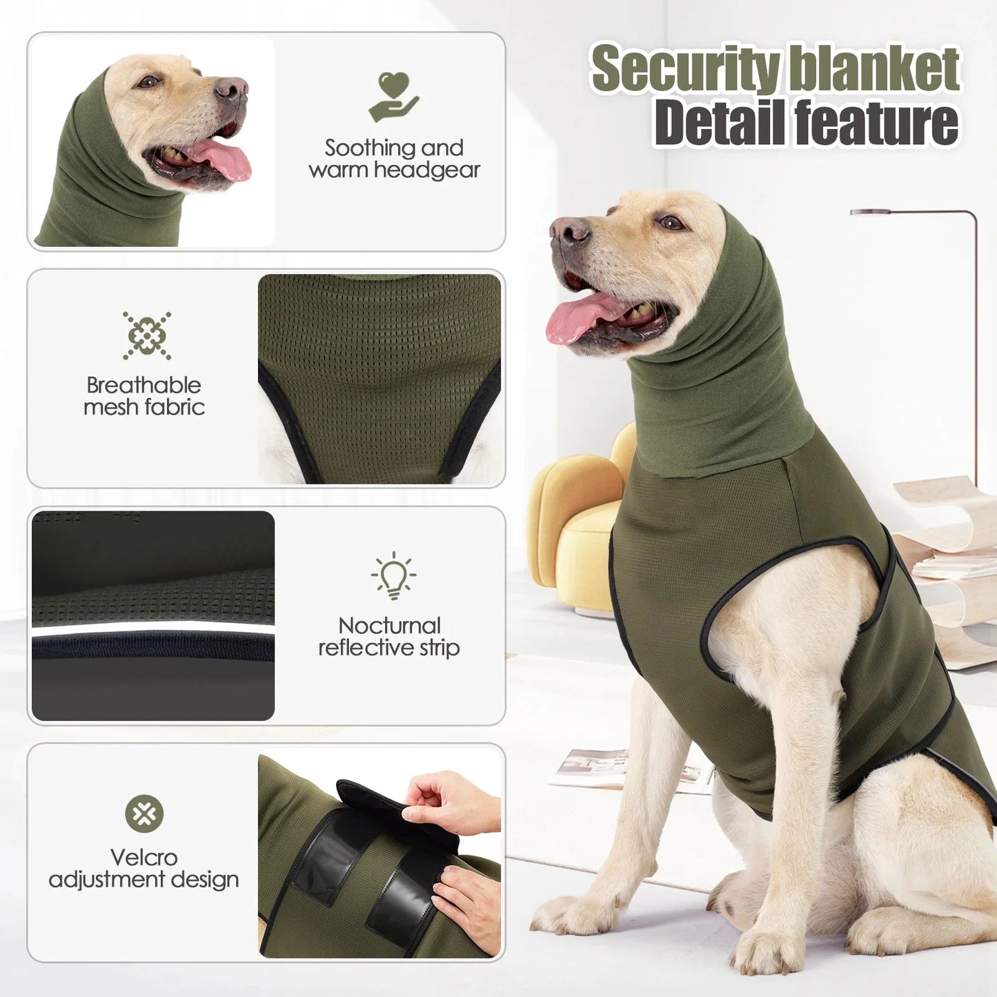 Thundershirt - Kalmerend Anti-Angst Vest - Anti-stress Hond