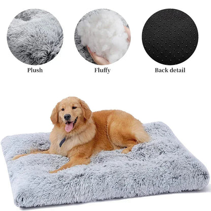 CalmiNest Pluche Huisdierbed – Orthopedische Pluche Mat Voor Kat & Hond