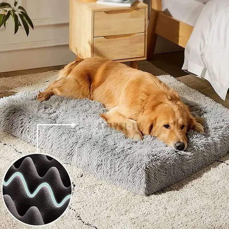 CalmiNest Pluche Huisdierbed – Orthopedische Pluche Mat Voor Kat & Hond
