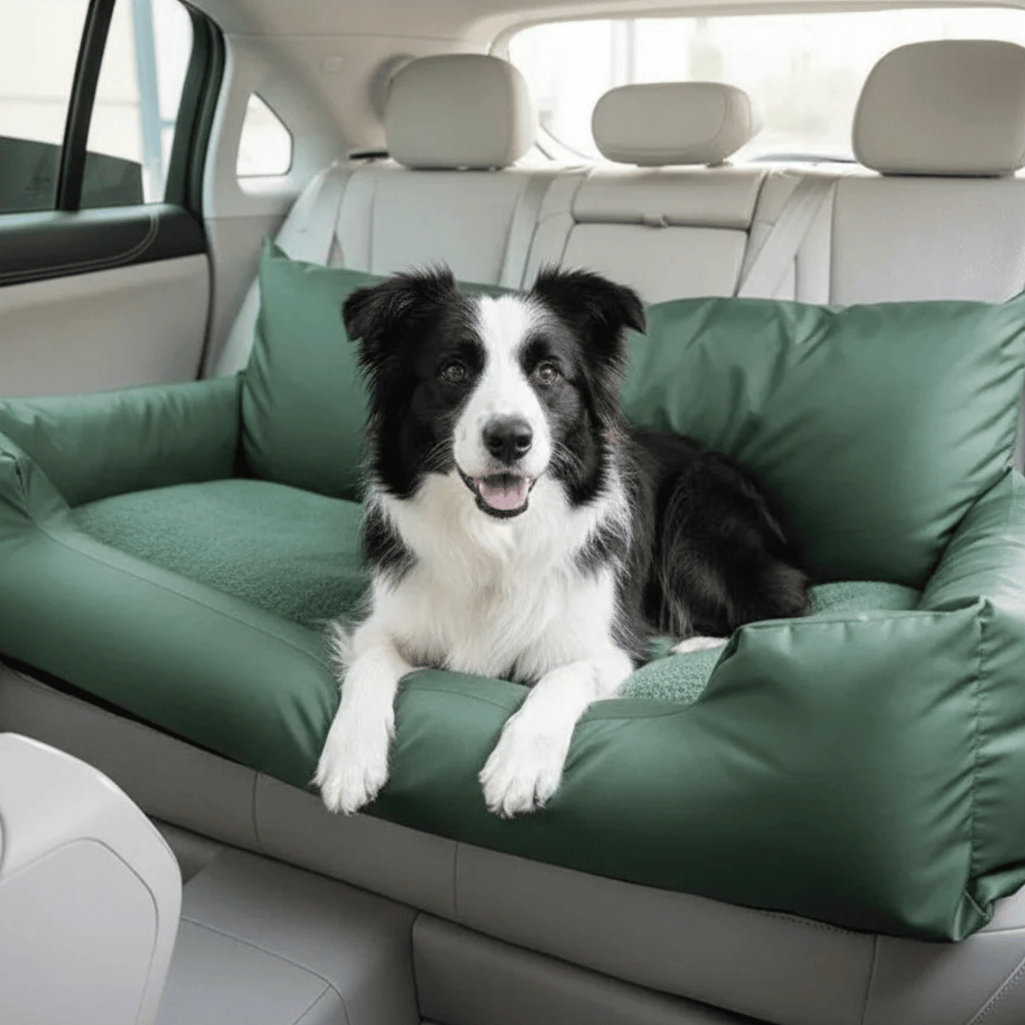 Auto hondenmand - Katoenen Hondenmand voor in Auto - Comfortabel en Zacht