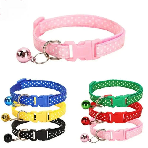 Katten Halsband met Stippen