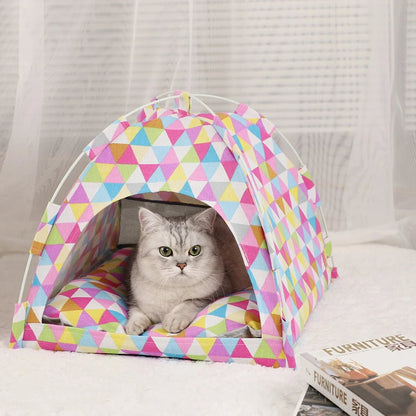 Kattenmand Tentbed Warm Clamshell – Comfortabel Slaapplekje voor Katten
