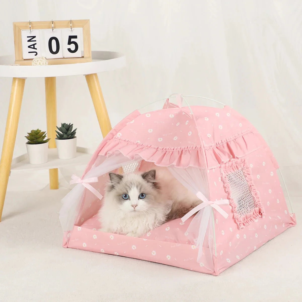Kattenmand Tentbed Warm Clamshell – Comfortabel Slaapplekje voor Katten