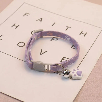 Kattenhalsband met Schattige Pootafdruk