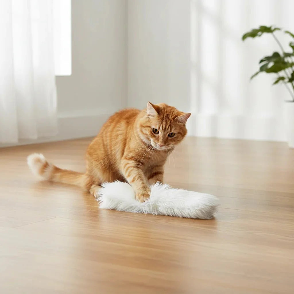 Kattenkruid Speelgoed Kat – Zachte Knuffel Kat met Catnip - 4 Pack