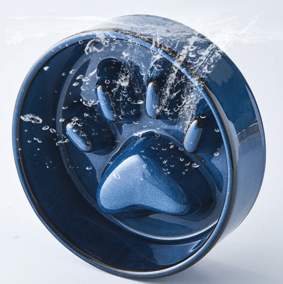 Keramische Anti-Schrok Voerbak met Hondenpoot