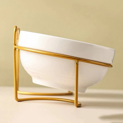 Keramische Drink- en Voerbak met Standaard - 500 ML