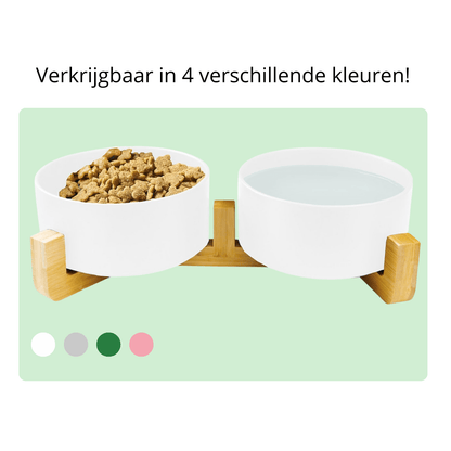 Keramische Voerbak - Set van 2