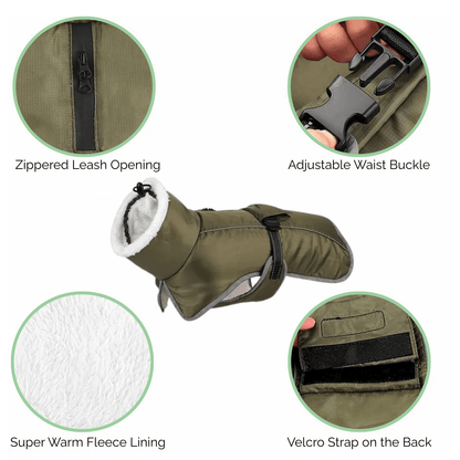 Koudebestendige Winterjas voor Honden