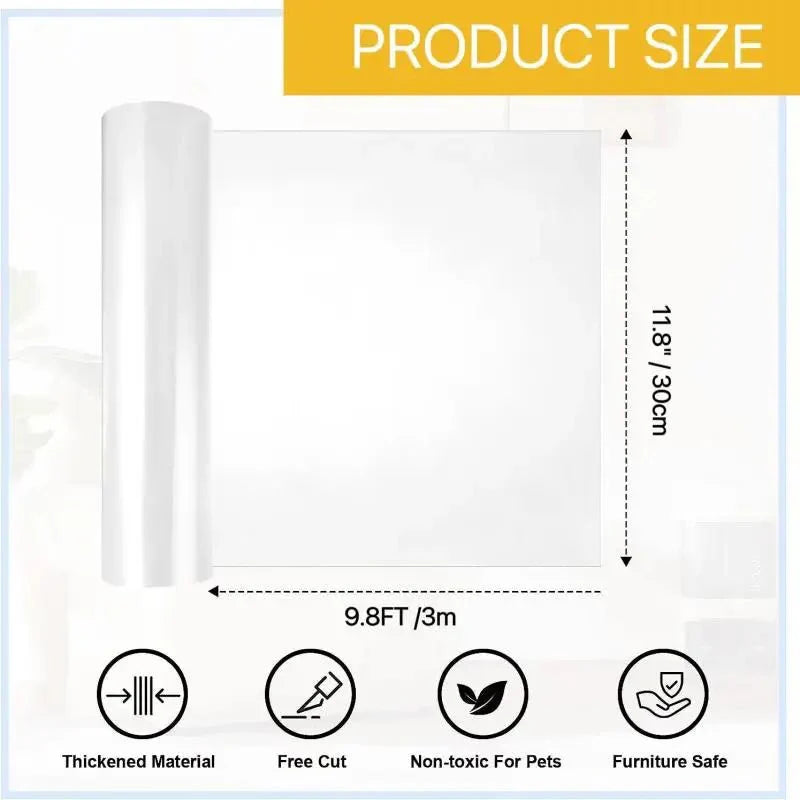 Krabwerende Tape voor Katten – Transparante Meubelbeschermer