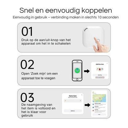 Mini GPS Tracker Apple – Smart Bluetooth Tracker voor Huisdier