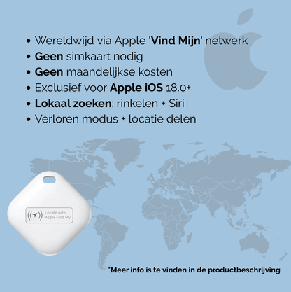 Mini GPS Tracker Apple – Smart Bluetooth Tracker voor Huisdier