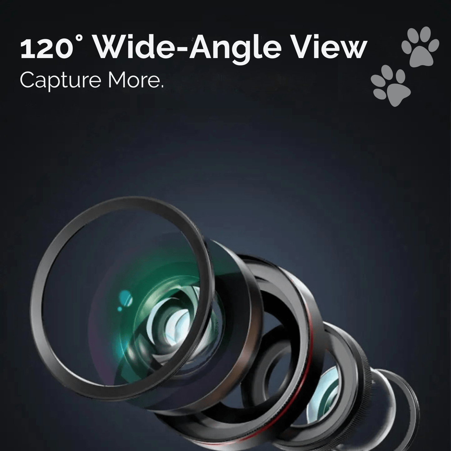 Mini Halsbandcamera met Video & Groothoeklens