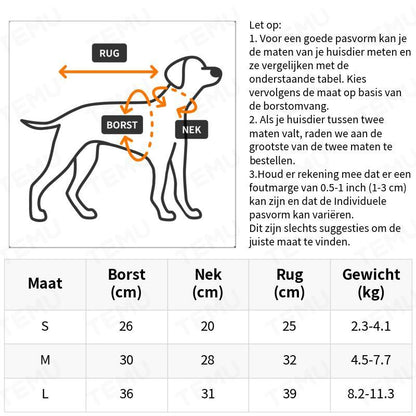 AniPets WinterWoef – Kerstjurk voor Kleine Honden