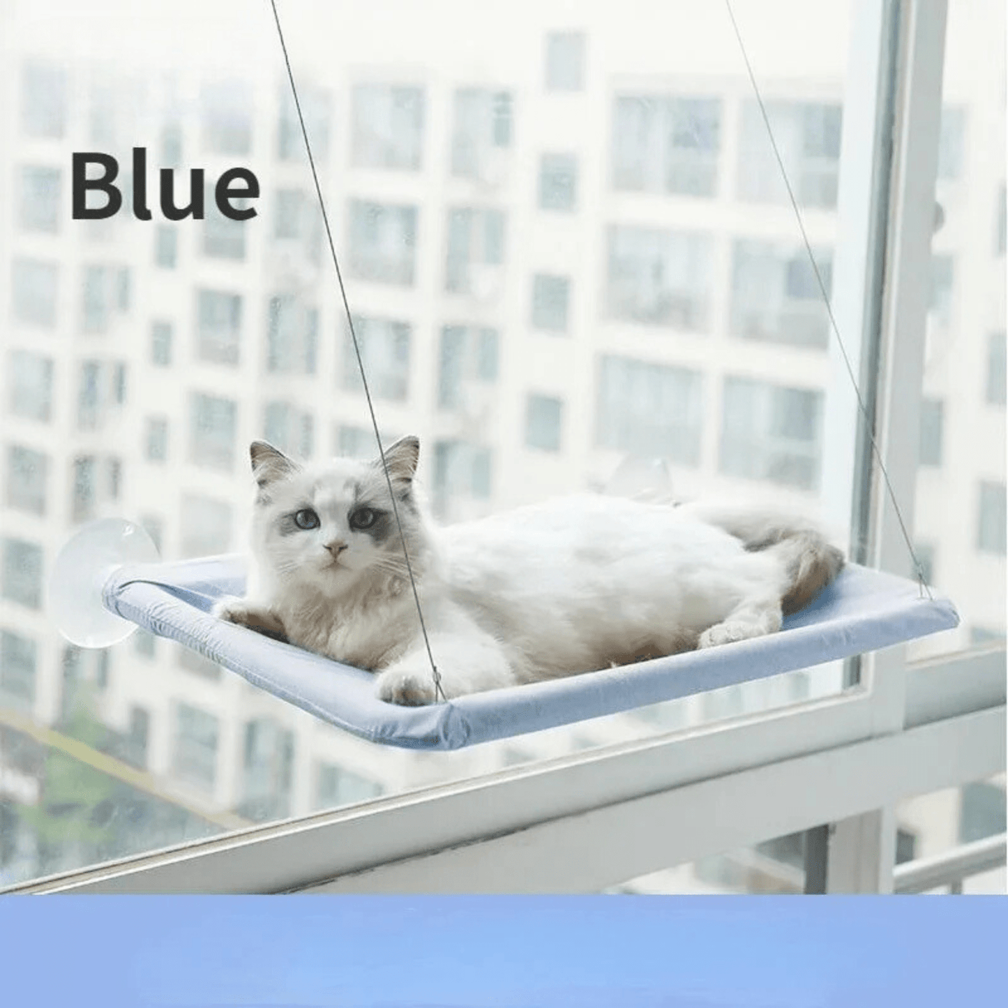 Kattenmand Raamhangmat Ademend Oxford – Comfortabel Slaapplekje